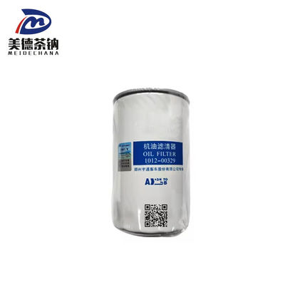 Filtro de combustible permeable Partes originales de bus Filtro de aceite 1012-00329 para el NO. de la OE 1012-00329