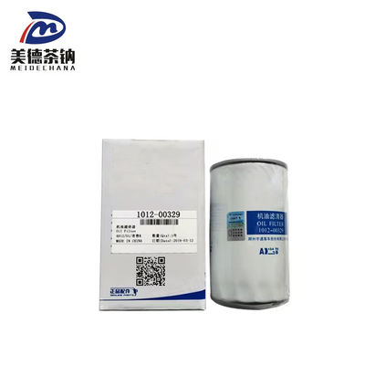 Filtro de combustible permeable Partes originales de bus Filtro de aceite 1012-00329 para el NO. de la OE 1012-00329