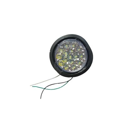 Lámpara trasera de camión de semirremolque de 24 v Lámpara de cuero mediano con luz de freno redonda
