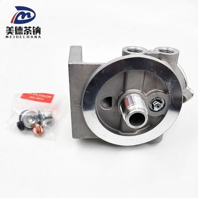 Partes del motor del camión Diesel Separador de agua del asiento Base del filtro Material estándar OEM