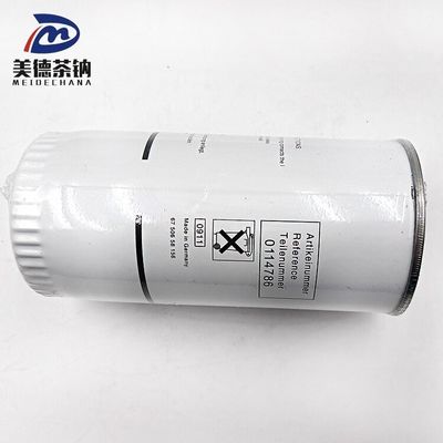 Sistema de combustibles diésel Partes blancas del motor Filtro de aceite para camiones de vehículos