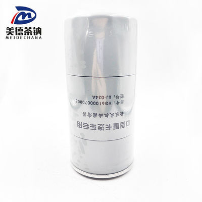 Descripción de las piezas de repuesto de camiones pesados Filtro de aceite VG6100070005 para piezas del motor