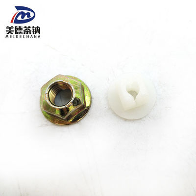 Nuts de bloqueo de brida hexagonal de acero inoxidable estándar para fijación precisa