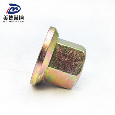 Autobús modelo de acero inoxidable Hexagon Nut con brida y color galvanizado de la rueda de la tuerca