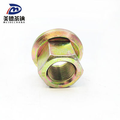 Autobús modelo de acero inoxidable Hexagon Nut con brida y color galvanizado de la rueda de la tuerca