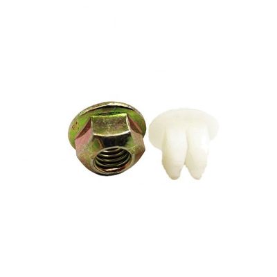Accesorios de conexión de nueces dentadas hexadecimales zincadas CQ32606 Opciones de longitud estándar y personalizadas