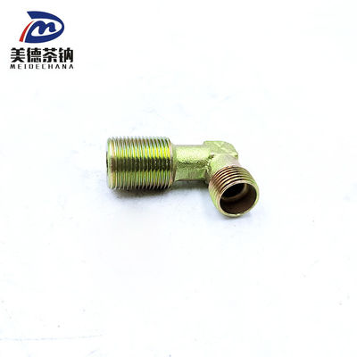 Conector de codo de acero al carbono con rosca de filtro de aceite FAW para chasis 3513407-D814