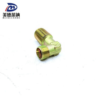 Conector de codo de acero al carbono con rosca de filtro de aceite FAW para chasis 3513407-D814