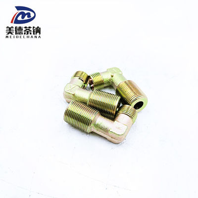 Conector de codo de acero al carbono con rosca de filtro de aceite FAW para chasis 3513407-D814