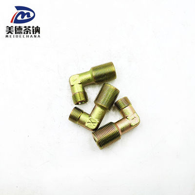 Conector de codo de acero al carbono con rosca de filtro de aceite FAW para chasis 3513407-D814