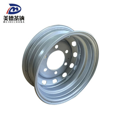 Disco de rueda de neumático soldado de máquina de plata, rueda de camión de acero sin tubo, borde 3101015-DR850M