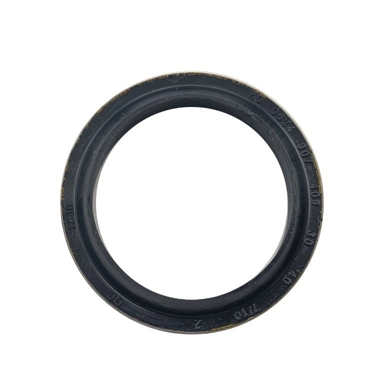 Sello de aceite del eje radial del motor de silicona Sello del eje rotativo mecánico del polvo del labio del caucho para caja de cambios del autobús