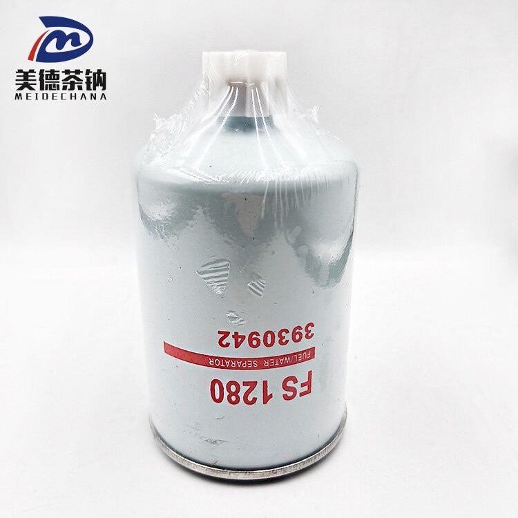 Elemento de filtro de combustible metálico FS1280 para maquinaria de construcción Cumminss Dongfeng Vo-lvo