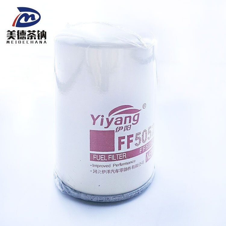 Filtro FF5052 para motores de maquinaria de construcción con elemento de filtro de combustible estándar