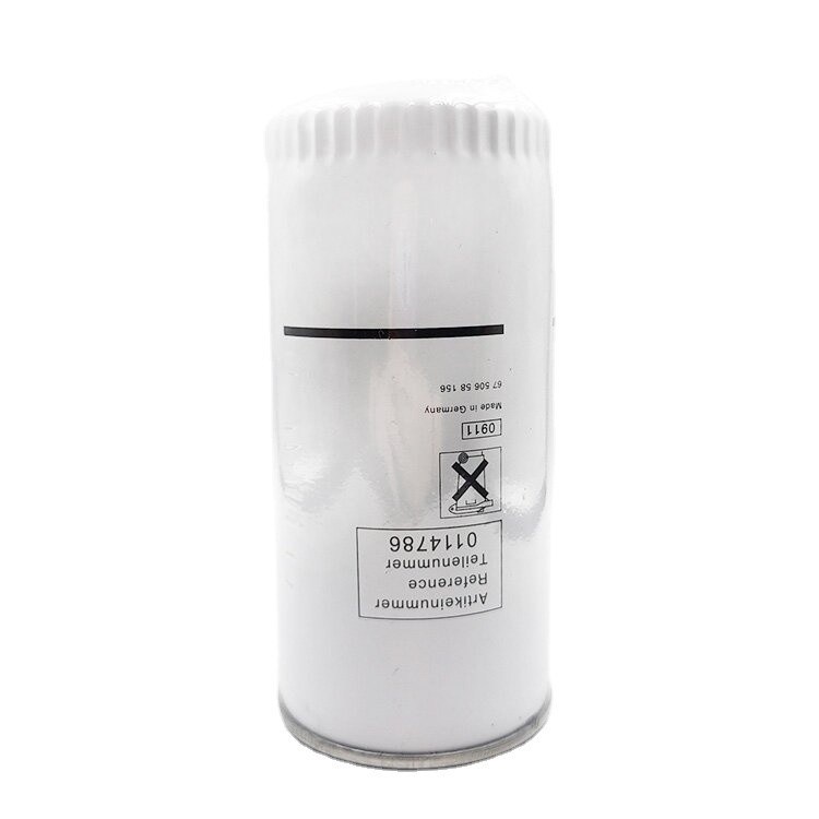 Sistema de combustibles diésel Partes blancas del motor Filtro de aceite para camiones de vehículos