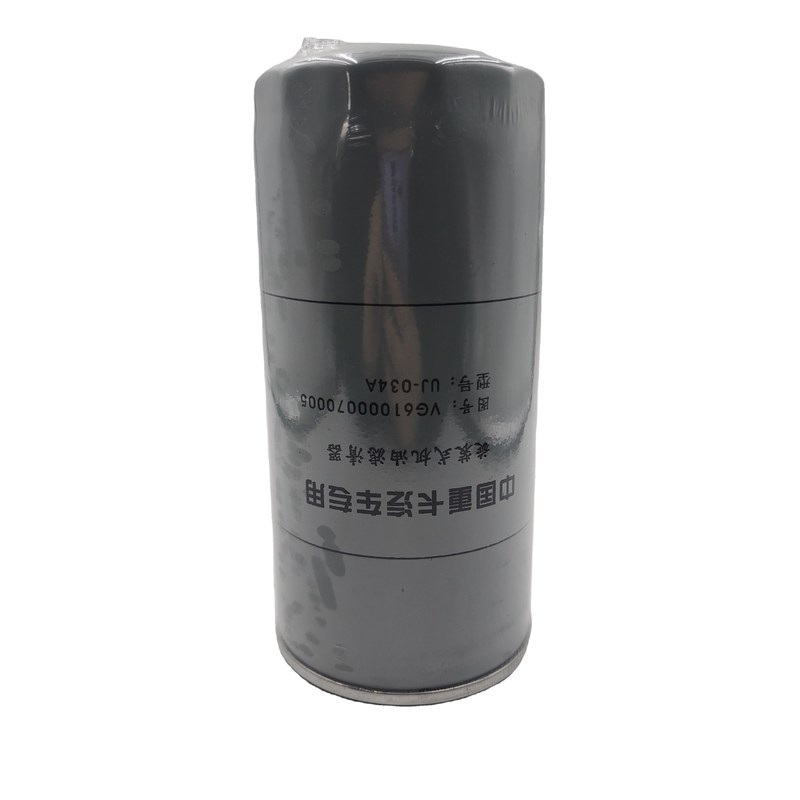 Fuentes directas de suministro de piezas de repuesto para camiones pesados Filtro de aceite VG6100070005 para piezas de motores Sino